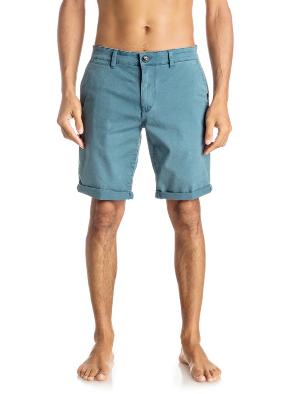 quiksilver, Krandy St - Chino Shorts für Männer, INDIAN TEAL (bqk0) 0 Krandy St - Chino Shorts für Männer Blau EQYWS03324 Quiksilver