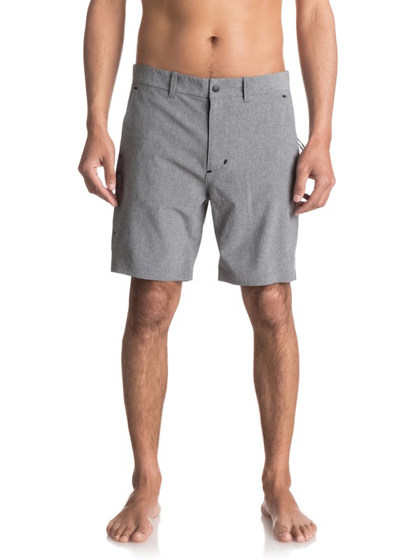quiksilver, Amahai - Short technique, LIGHT GREY HEATHER (sgrh) 0 Amahai - Short technique Gris EQYWS03426 Quiksilver