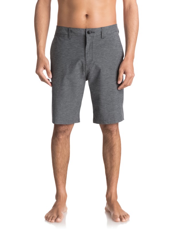 quiksilver, Union Heather Amphibian 21" Amphibian Shorts, BLACK (kvj0) 0 Union Heather Amphibian 21" Amphibian Shorts EQYWS03440 Quiksilver