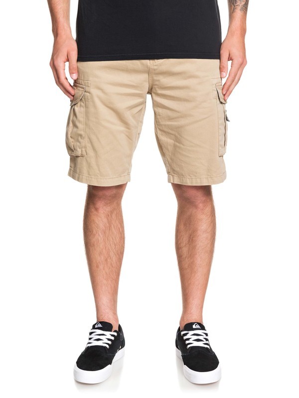 quiksilver, Crucial Battle Cargo Shorts, PLAGE (ckk0) 0 Crucial Battle Cargo Shorts Brown EQYWS03456 Quiksilver