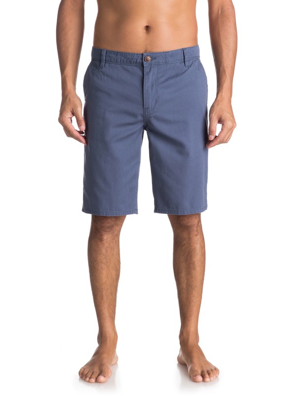 quiksilver, Everyday - Short Chino para Hombre, VINTAGE INDIGO (byl0) 0 Everyday - Short Chino para Hombre Azul EQYWS03468 Quiksilver