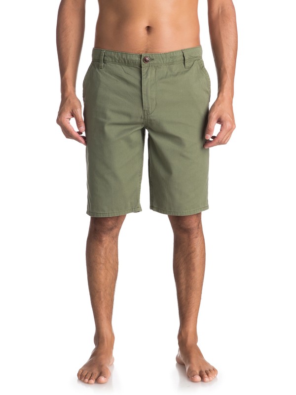 quiksilver, Everyday Chino Shorts, FOUR LEAF CLOVER (gph0) 0 Everyday Chino Shorts Green EQYWS03468 Quiksilver