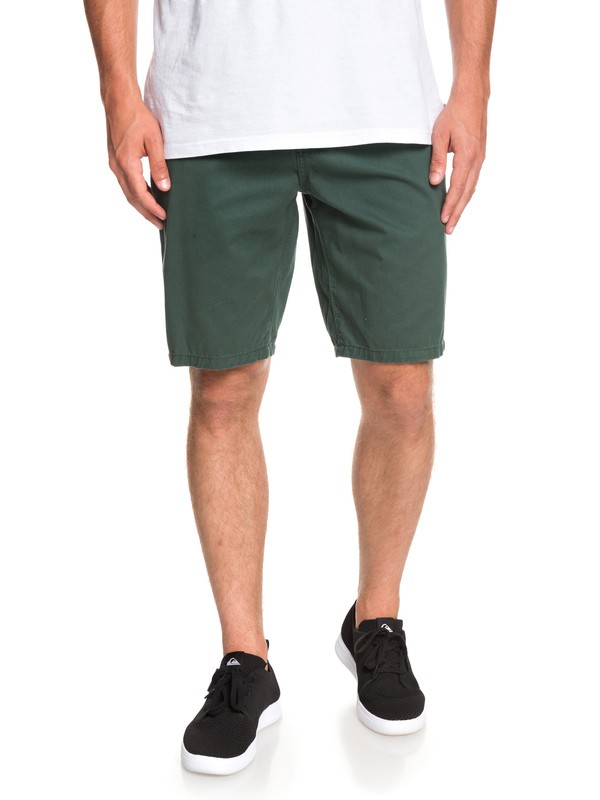 quiksilver, Everyday - Short Chino para Hombre, GARDEN TOPIARY (grt0) 0 Everyday - Short Chino para Hombre Verde EQYWS03468 Quiksilver