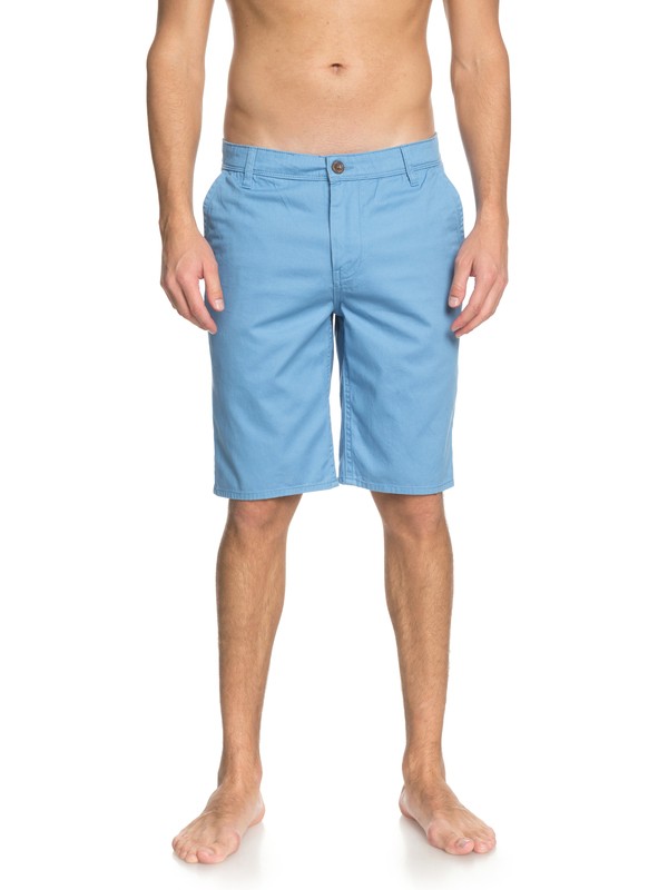 quiksilver, Everyday Chino Shorts, SILVER LAKE BLUE (bjq0) 0 Everyday Chino Shorts Blue EQYWS03468 Quiksilver