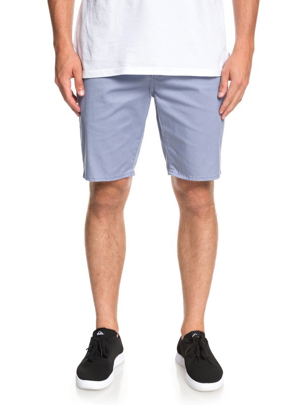 quiksilver, New Union Stretch - Chino Shorts, STONE WASH (bkj0) 0 New Union Stretch - Chino Shorts Blue EQYWS03469 Quiksilver