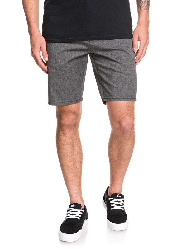 quiksilver, New Everyday Union 21" Chino Shorts, DARK GREY HEATHER (krph) 0 New Everyday Union 21" Chino Shorts Black EQYWS03469 Quiksilver