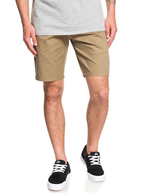 quiksilver, New Everyday Union 21" Chino Shorts, ELMWOOD (tmp0) 0 New Everyday Union 21" Chino Shorts Beige EQYWS03469 Quiksilver
