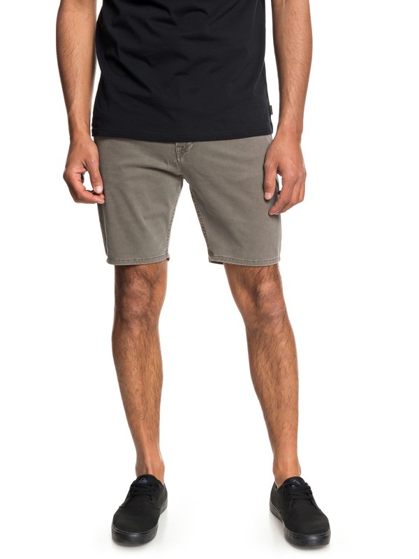 quiksilver, Dawn To Dust 18" Shorts, FALCON (szg0) 0 Dawn To Dust 18" Shorts Grey EQYWS03472 Quiksilver