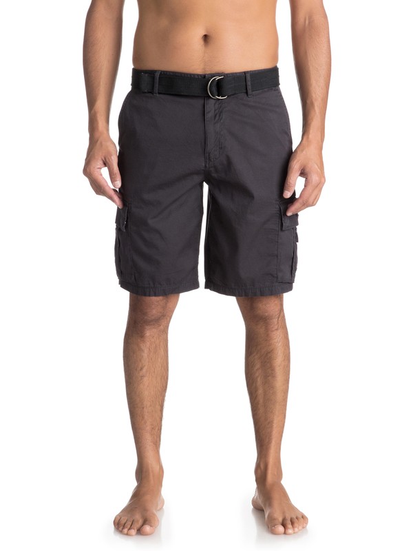 quiksilver, Rogue Beats - Short Cargo para Hombre, TARMAC (kta0) 0 Rogue Beats - Short Cargo para Hombre Negro EQYWS03477 Quiksilver