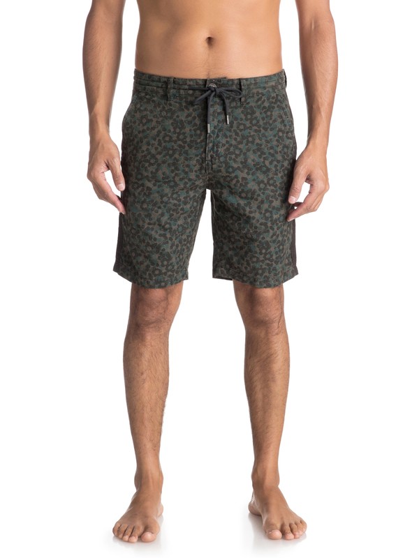 quiksilver, Upper Town - Short en sergé pour Homme, RAVEN UPPER TOWN (ksq6) 0 Upper Town - Short en sergé pour Homme Noir EQYWS03479 Quiksilver