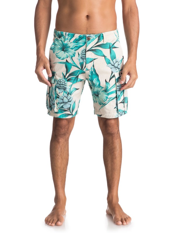 quiksilver, Svenka - Short Cargo para Hombre, OATMEAL EVERYDAY PRINT SVENKA (tfl6) 0 Svenka - Short Cargo para Hombre Beige EQYWS03481 Quiksilver