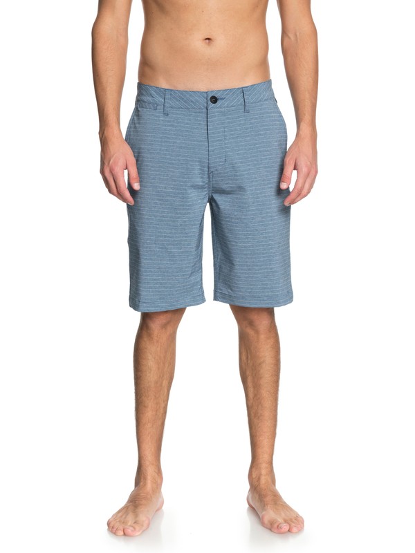 quiksilver, Union Stripe 21" - Amphibian Board Shorts, REAL TEAL (bpr6) 0 Union Stripe 21" - Amphibian Board Shorts Blue EQYWS03486 Quiksilver