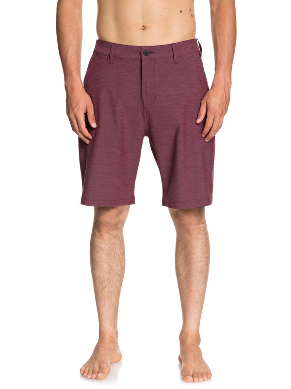 quiksilver, Union Heather 20" Amphibian Shorts, PORT ROYALE (rsz0) 0 Union Heather 20" Amphibian Shorts Red EQYWS03488 Quiksilver