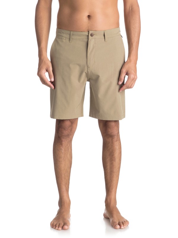 quiksilver, Union 19" - Amphibian Board Shorts for Men, ELMWOOD (tmp0) 0 Union 19" - Amphibian Board Shorts for Men Beige EQYWS03492 Quiksilver