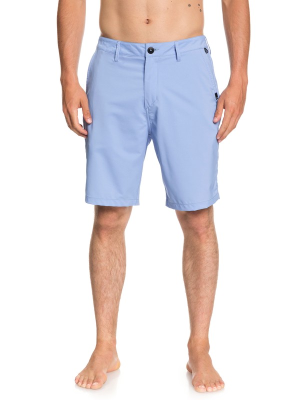 quiksilver, Transit Twill 20" Amphibian Boardshorts, SILVER LAKE BLUE (bjq0) 0 Transit Twill 20" Amphibian Boardshorts Blue EQYWS03494 Quiksilver