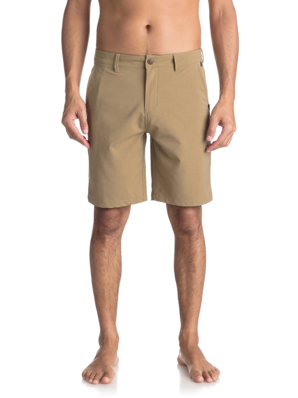 quiksilver, Transit Twill 20" Amphibian Boardshorts, ELMWOOD (tmp0) 0 Transit Twill 20" Amphibian Boardshorts Beige EQYWS03494 Quiksilver