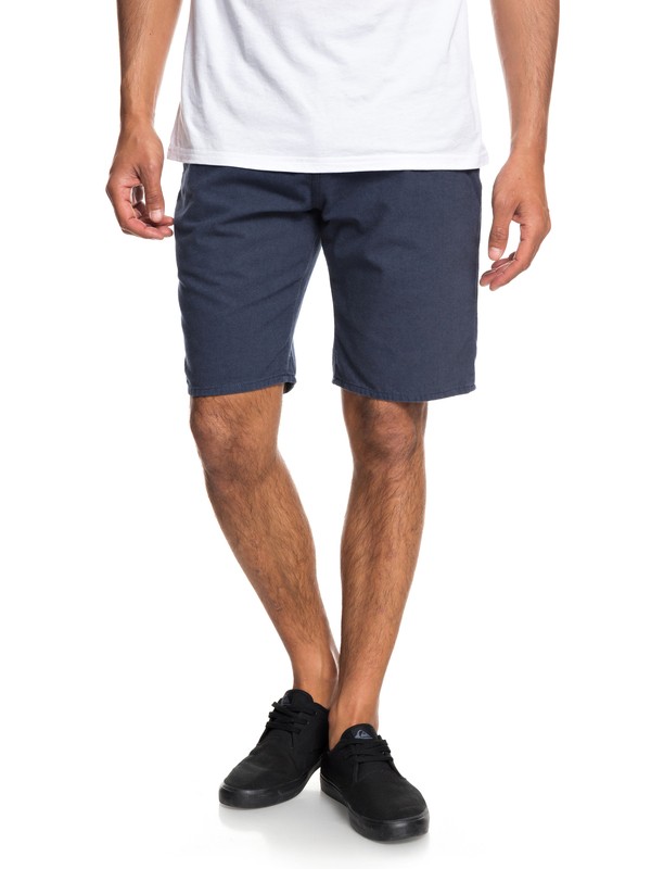 quiksilver, Krandy Oxford Shorts, BLUE NIGHTS (btk0) 0 Krandy Oxford Shorts Blue EQYWS03502 Quiksilver