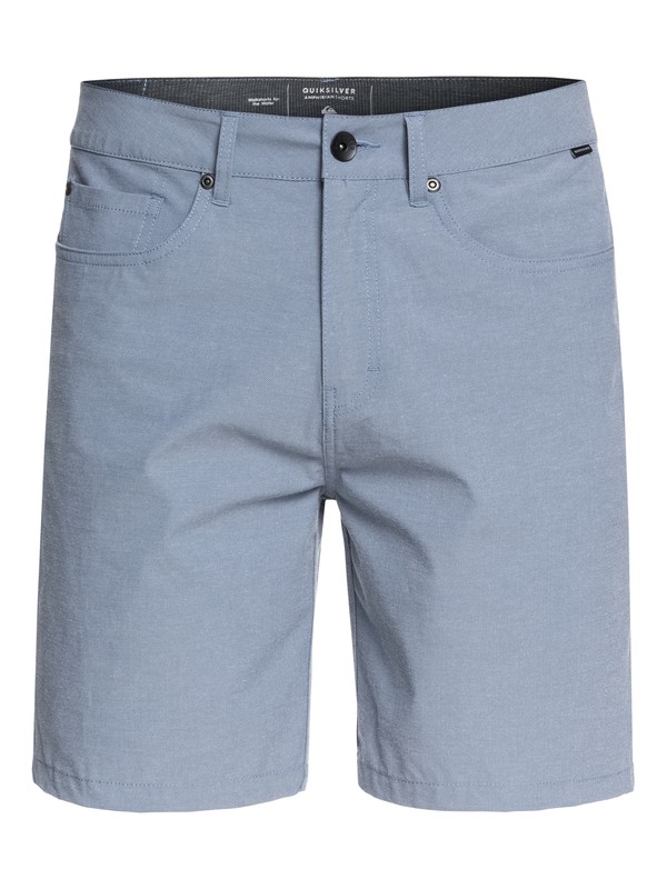 quiksilver, Nelson 19" Amphibian Shorts, DARK DENIM HEATHER (brqh) 0 Nelson 19" Amphibian Shorts Blue EQYWS03512 Quiksilver