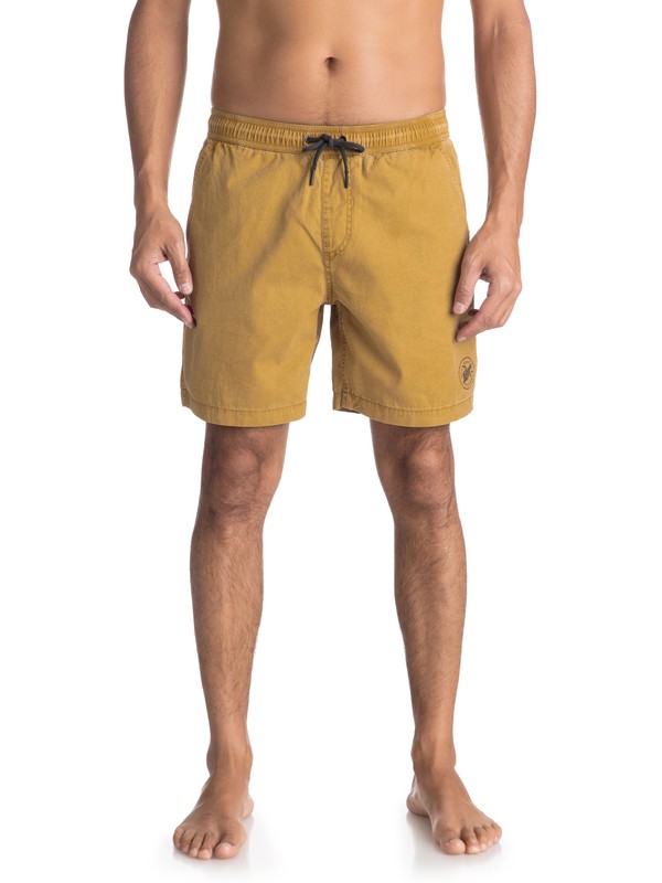 quiksilver, Пляжные шорты Tioga, WOOD THRUSH (cmf0) 0 Пляжные шорты Tioga Коричневый EQYWS03523 Quiksilver