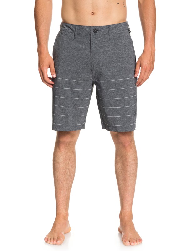quiksilver, Union Stripe 20" Amphibian Shorts, BLACK (kvj0) 0 Union Stripe 20" Amphibian Shorts Black EQYWS03533 Quiksilver