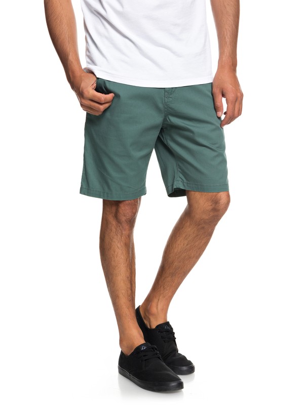 quiksilver, Minor 20" Chino Shorts, DARK FOREST (bpg0) 0 Minor 20" Chino Shorts Blue EQYWS03541 Quiksilver