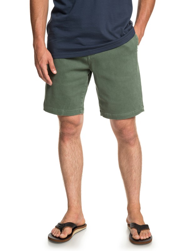 quiksilver, Twist Of Shadows 19" Shorts, THYME (cqy0) 0 Twist Of Shadows 19" Shorts Brown EQYWS03567 Quiksilver