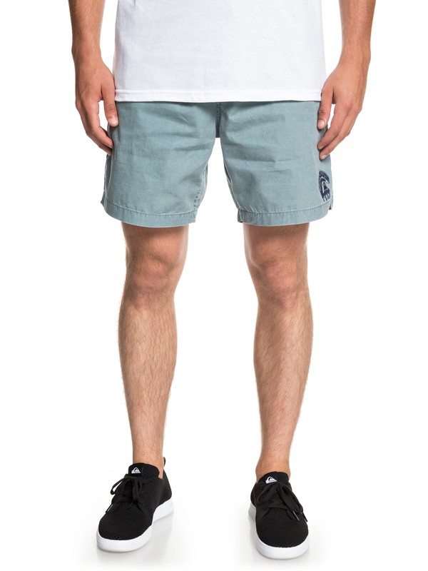 quiksilver, Sees Of Tomorrow 17" Beachshorts, STORMY SEA (blh0) 0 Sees Of Tomorrow 17" Beachshorts Blue EQYWS03568 Quiksilver