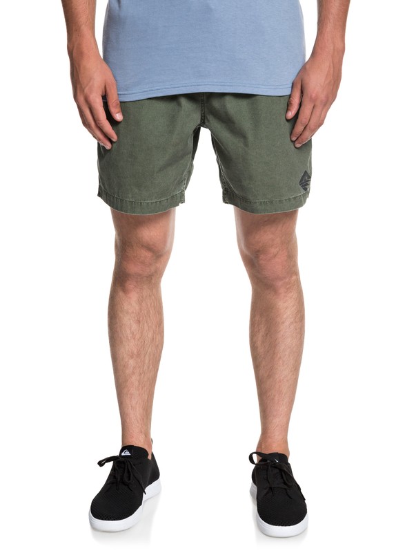 quiksilver, Sees Of Tomorrow 17" Beachshorts, THYME (cqy0) 0 Sees Of Tomorrow 17" Beachshorts Brown EQYWS03568 Quiksilver