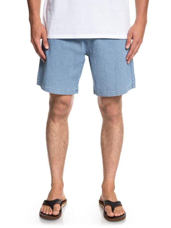 quiksilver, Calcuta Lizard Shorts, MEDIUM BLUE (bygw) 0 Calcuta Lizard Shorts Blue EQYWS03575 Quiksilver