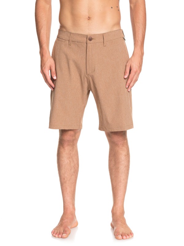 quiksilver, Union Heather 20" Amphibian Boardshorts, RUBBER (cpp0) 0 Union Heather 20" Amphibian Boardshorts Brown EQYWS03583 Quiksilver