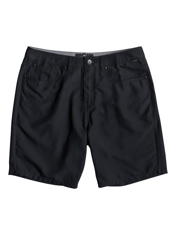quiksilver, Nelson Surfwash 18" - Amphibian Board Shorts for Men, BLACK (kvj0) 0 Nelson Surfwash 18" - Amphibian Board Shorts for Men Black EQYWS03590 Quiksilver