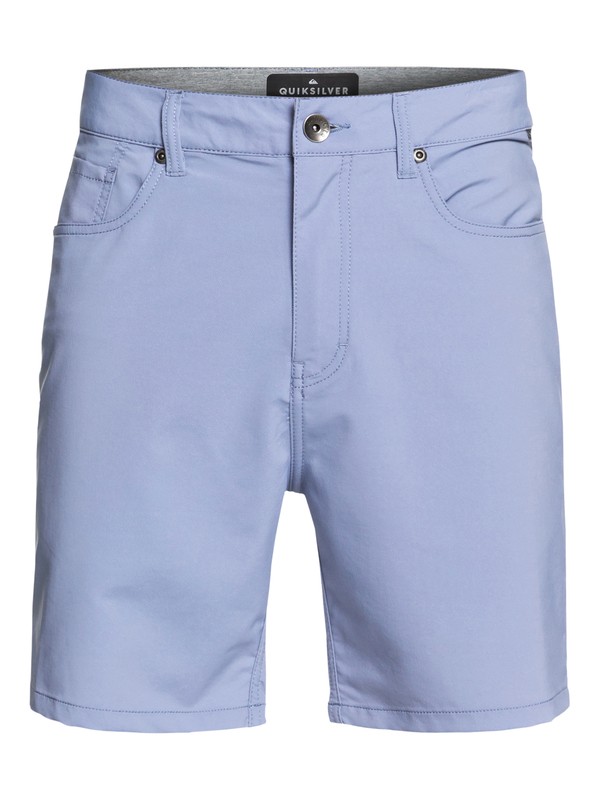 quiksilver, Nelson 18" - Amphibian Board Shorts for Men, STONE WASH (bkj0) 0 Nelson 18" - Amphibian Board Shorts for Men Blue EQYWS03592 Quiksilver