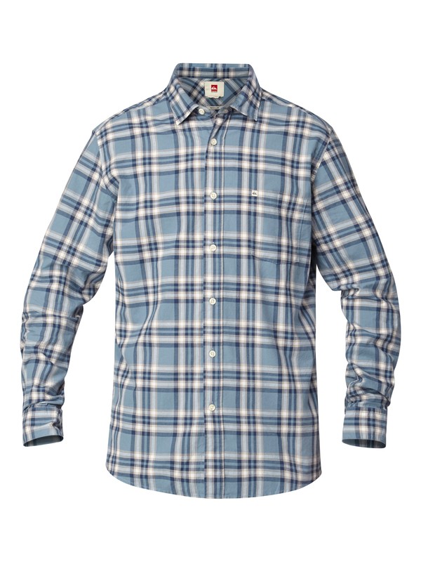 quiksilver, Biscay Long Sleeve Shirt, BISCAY BLUESTONE (bmc1) 0 Biscay Long Sleeve Shirt EQYWT03000 Quiksilver