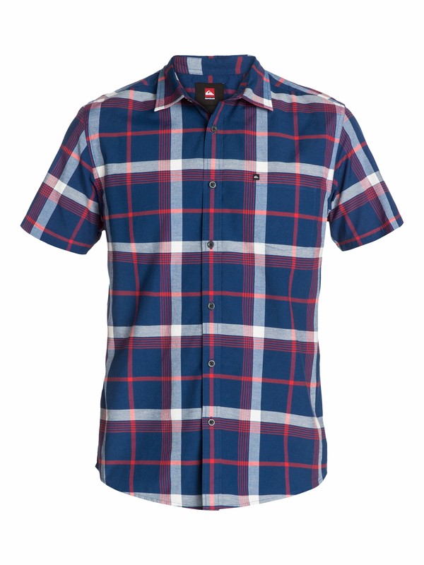 quiksilver, Lyretail Short Sleeve Shirt, LYRETAIL ESTATE BLUE (bsw1) 0 Lyretail Short Sleeve Shirt EQYWT03001 Quiksilver