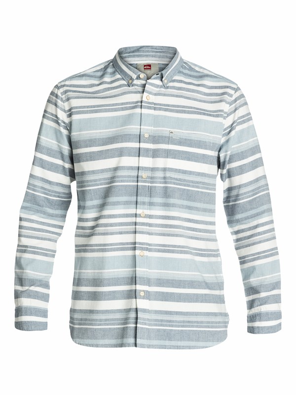 quiksilver, Cardinal Long Sleeve Shirt, CARDINAL BLUESTONE (bmc3) 0 Cardinal Long Sleeve Shirt EQYWT03015 Quiksilver