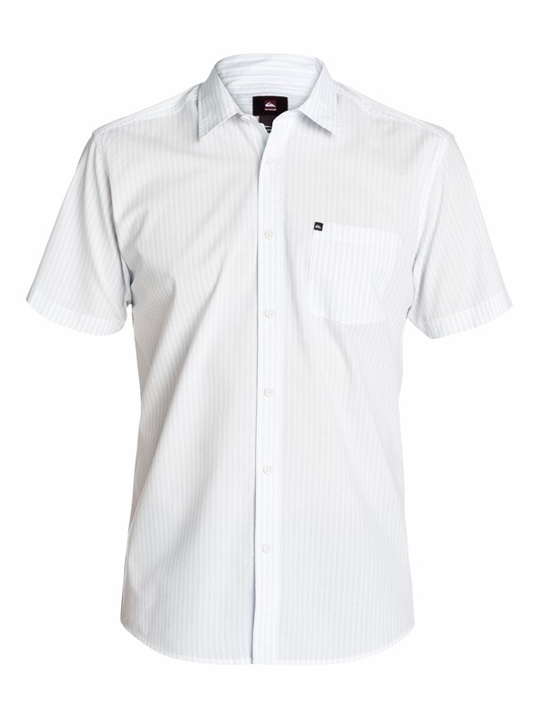 quiksilver, Ventures Short Sleeve Shirt, VENTURES WIDE ICICLE (bfg3) 0 Ventures Short Sleeve Shirt EQYWT03027 Quiksilver