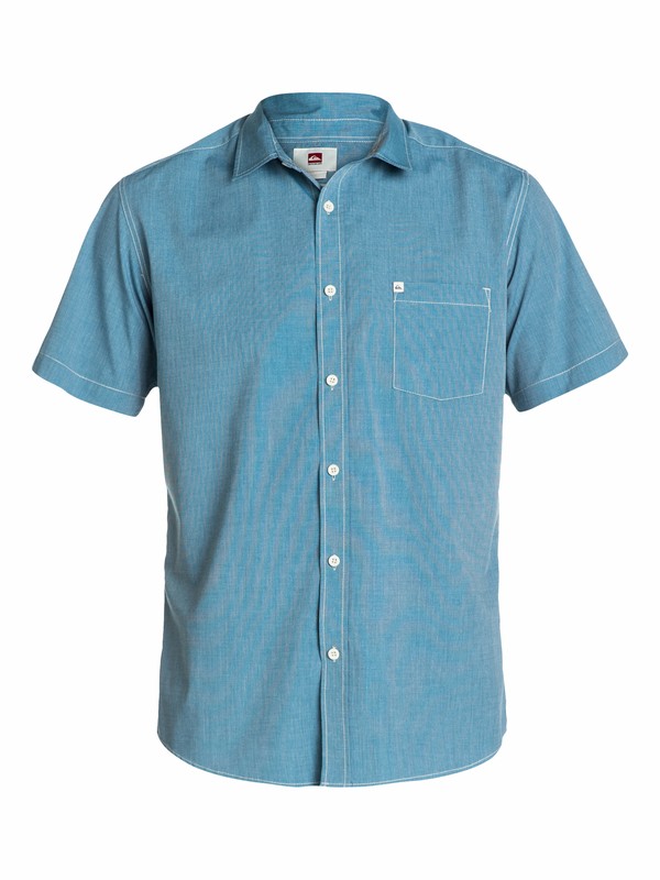 quiksilver, Allman Short SleeveShirt, MOROCCAN BLUE (bsg0) 0 Allman Short SleeveShirt EQYWT03029 Quiksilver