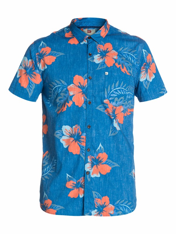 quiksilver, Jawfish Slim Fit Short Sleeve Shirt, JAWFISH (bsw6) 0 Jawfish Slim Fit Short Sleeve Shirt EQYWT03043 Quiksilver