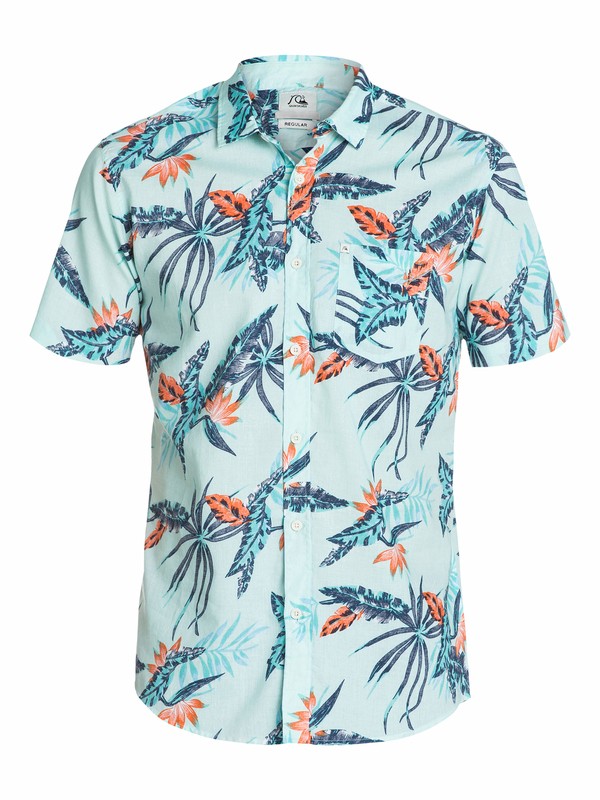 quiksilver, Everyday Print SS, SURFSIDE HARBOR GRAY (bfr6) 0 Everyday Print SS EQYWT03098 Quiksilver