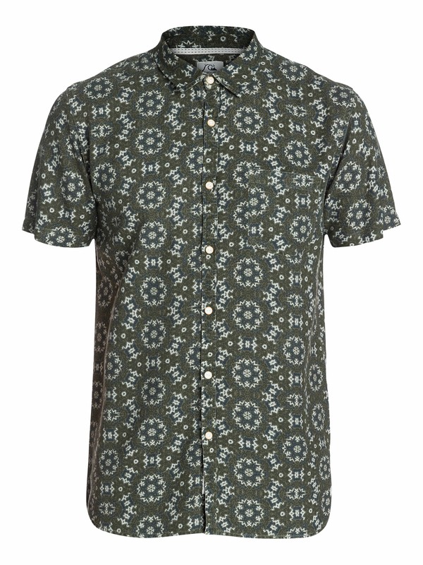 quiksilver, Furness Short Sleeve Shirt, FURNESS OLIVE (gpb6) 0 Furness Short Sleeve Shirt EQYWT03127 Quiksilver