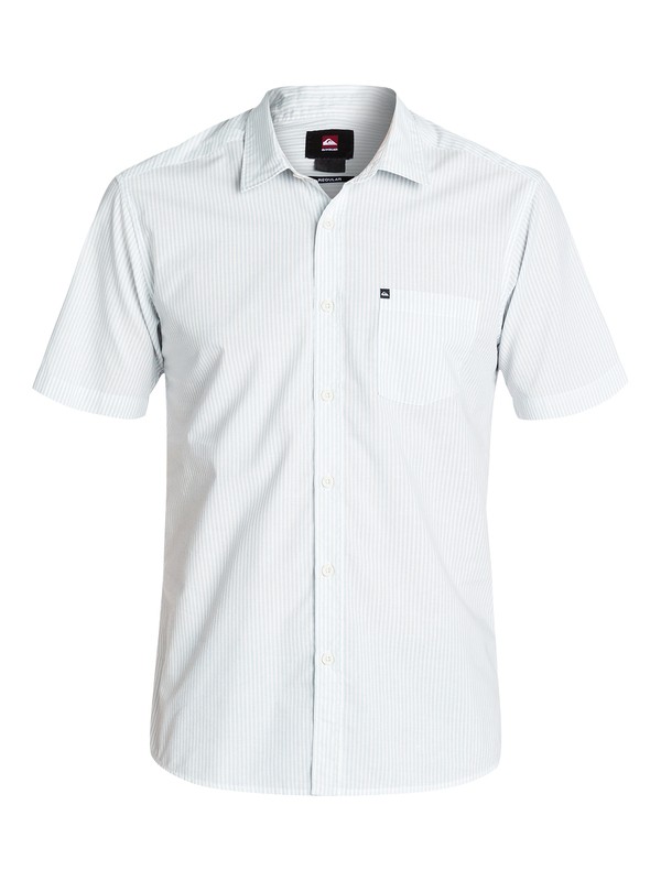 quiksilver, Everyday Stripe Short Sleeve Regular Fit Shirt, EVERYDAY STRIPE ANGEL (bfj3) 0 Everyday Stripe Short Sleeve Regular Fit Shirt EQYWT03146 Quiksilver