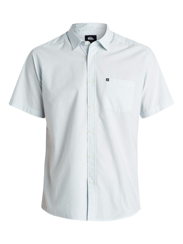 quiksilver, Everyday Stripe Short Sleeve Shirt, EVERYDAY STRIPE ANGEL FALLS (bfg3) 0 Everyday Stripe Short Sleeve Shirt EQYWT03194 Quiksilver