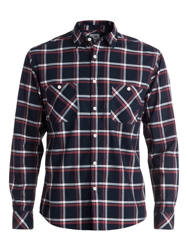 quiksilver, Maxford Long Sleeve Modern Fit Shirt, MAXFORD NAVY BLAZER (byj1) 0 Maxford Long Sleeve Modern Fit Shirt EQYWT03198 Quiksilver