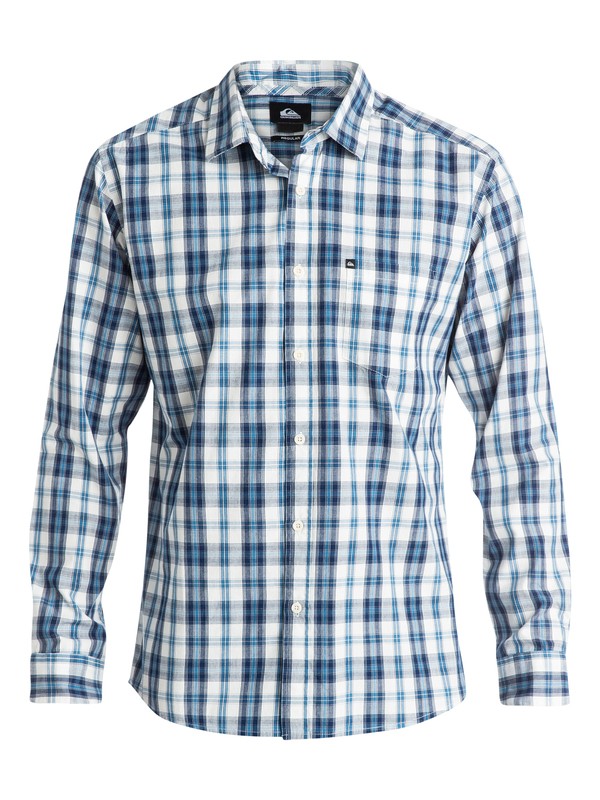 quiksilver, Everyday Check Long Sleeve Shirt, EVERYDAY CHECK MEDIEVAL BLUE (bte2) 0 Everyday Check Long Sleeve Shirt EQYWT03230 Quiksilver