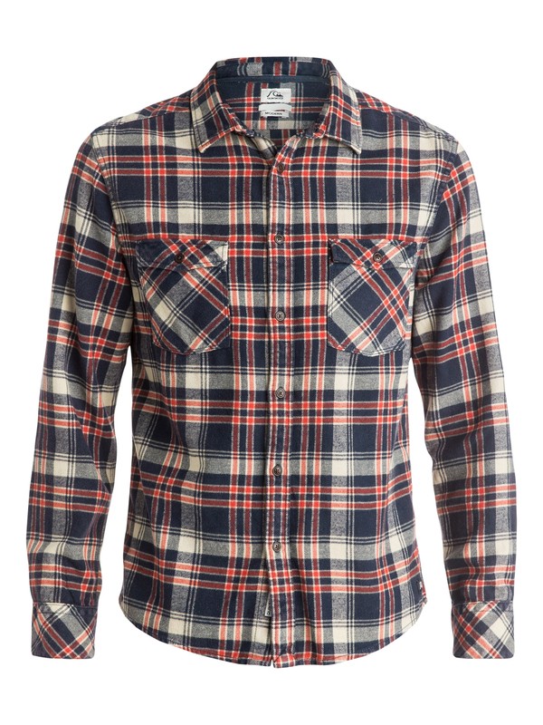 quiksilver, Tangbeam Long Sleeve Shirt, HAYBEAM NAVY BLAZER (byj1) 0 Tangbeam Long Sleeve Shirt EQYWT03235 Quiksilver