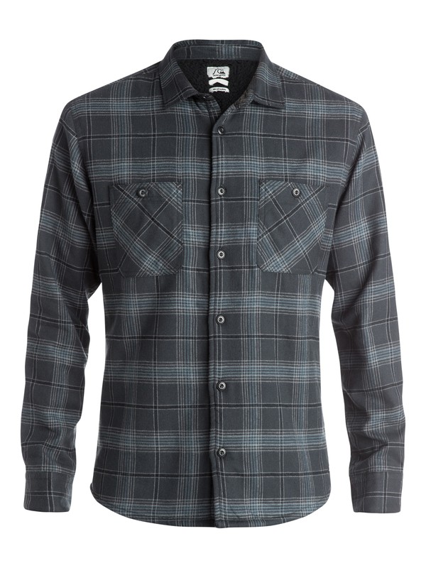 quiksilver, Sane Rock Long Sleeve Shirt, SANE ROCK DARK SHADOW (krp2) 0 Sane Rock Long Sleeve Shirt EQYWT03252 Quiksilver