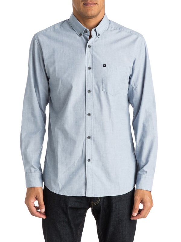 quiksilver, Wilsden - Chemise manches longues, DARK DENIM (brq0) 0 Wilsden - Chemise manches longues EQYWT03265 Quiksilver