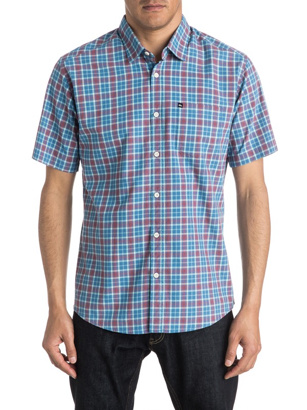 quiksilver, Everyday Check - Chemise manches courtes, EVERYDAY CHECK FEDERAL POP (bnc1) 0 Everyday Check - Chemise manches courtes EQYWT03269 Quiksilver