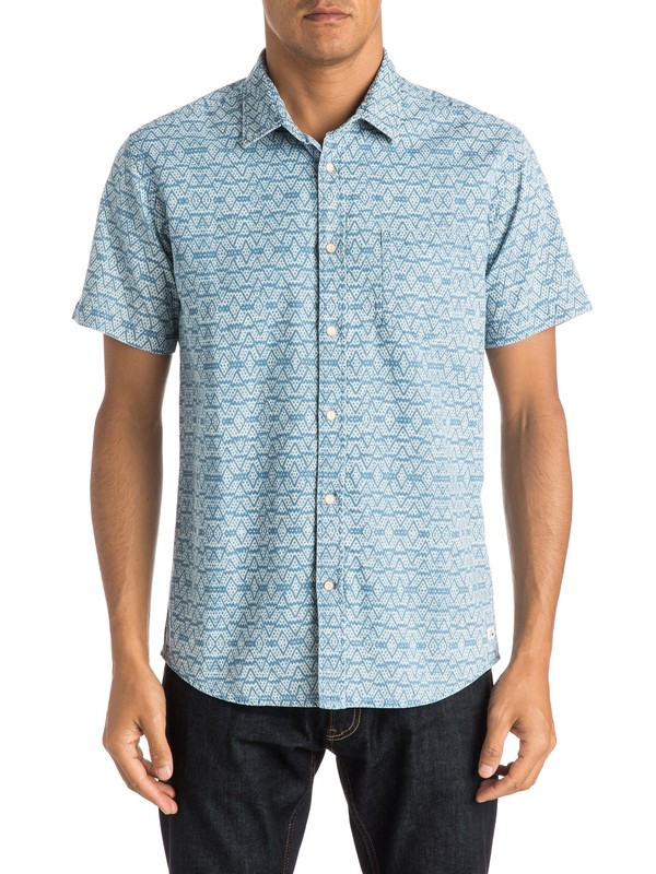 quiksilver, Camada Shirt Short Sleeve Shirt, CAMADA FLINSTONE (sna6) 0 Camada Shirt Short Sleeve Shirt EQYWT03276 Quiksilver