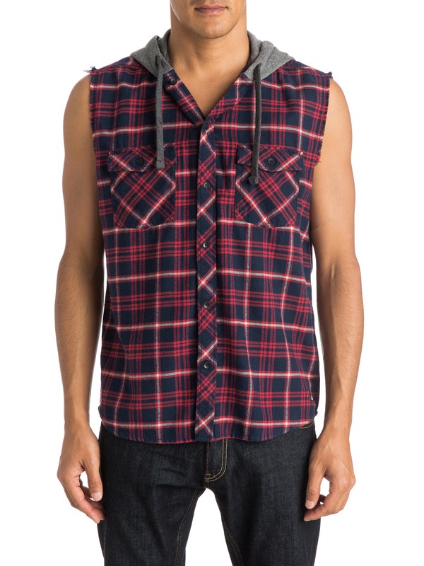 quiksilver, Cast Drop - Chemise sans manches, CAST DROP NAVY BLAZER (byj1) 0 Cast Drop - Chemise sans manches EQYWT03279 Quiksilver